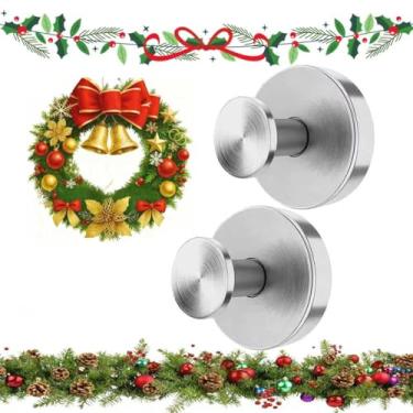 Imagem de Marirao Ganchos de ventosa para grinaldas em vidro, 2025 novos ganchos de ventosa sem broca para chuveiro, gancho de guirlanda para porta da frente, ganchos de toalha de metal para espelhos de