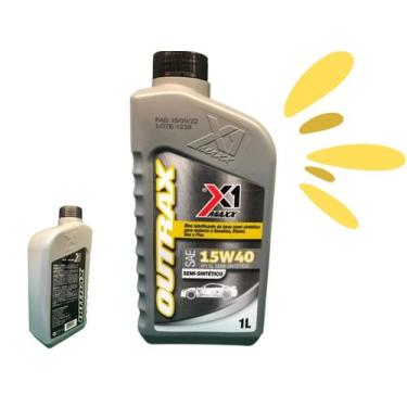 Imagem de Óleo Lubrificante Motor X1 Maxx Sae 15w40 Semi Sintético