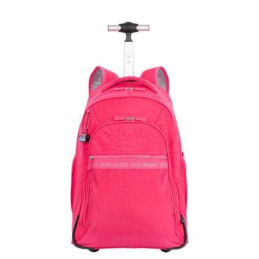 Imagem de Mochila Carrinho 2 Compartimentos Paul Frank Classics - Dark Rosa - Pi