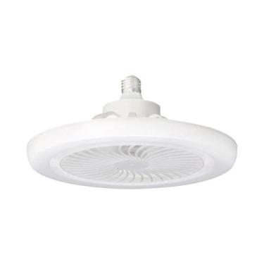 Imagem de Ventilador De Teto LED Com Controle Remoto De 3 Velocidades E Luz E27,