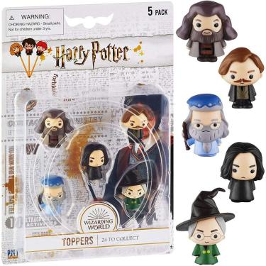 Imagem de Harry Potter Lápis Toppers, Presentes, Brinquedos, Colecionáveis – Conjunto de 5 Figuras de Harry Potter