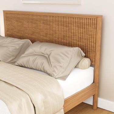 Imagem de Cabeceira para Cama Queen Oiti Cabecasa Madeiramadeira Marrom