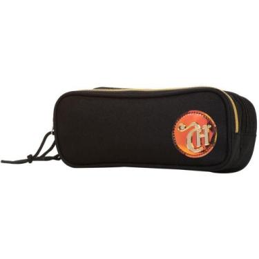 Imagem de Estojo de Tecido Capricho CANDY 2 Zíperes Preto - Sestini