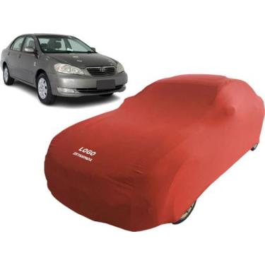 Imagem de Capa Carro Toyota Corolla Xei Tecido Helanca Resistente - Mz, Vermelha