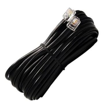 Imagem de Extensao Fone-Fax Interneed Plug Plug - 3M Cartela Preta - Kit C/10 Pe