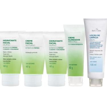 Imagem de Kit Skin Care Completo Esfoliante Clareador Noturno e Diurno - Sofisti