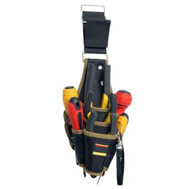 Imagem de de ferramentas de eletricista, de ferramentas de clipe de cinto - eletricista de cinto de ferramenta de de armazenamento | Saco de cintura de de Oxford pequeno com vários bolsos para carpinteiro, cons