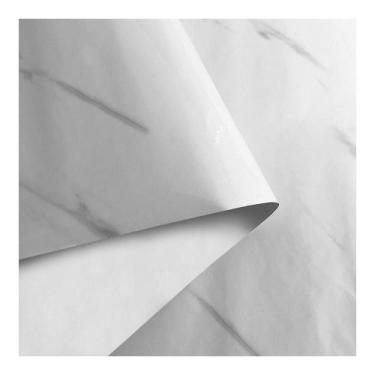Imagem de Papel de Parede Adesivo 500x60cm para Cozinha Marmore Carrara - Open S