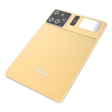 Imagem de Tablet Smartphone Teclado Capa Caneta Touch 128gb + 6gb Ram - Dourado 