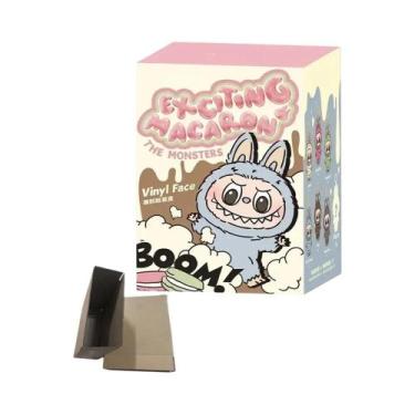 Imagem de Caixa Surpresa Kawaii Labubu Monstro PVC Esmaltado Figura Boneca Chave