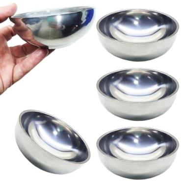 Imagem de Kit com 4 Cumbucas Tigela Pote 250ml Bowl para Caldo Sopa Sobremesa Sorvetes Vasilhas 12x5cm