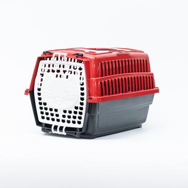 Imagem de Caixa de Transporte Cat Love Travel Vermelho Pet Injet Nº01