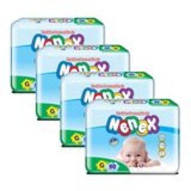Imagem de Fralda Nenex 4 Pacotes Tamanho G - 320 Fraldas