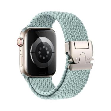 Imagem de Pulseira Trançada Para Apple Watch 40mm 44mm 46mm 42mm 49mm 45mm 41mm 
