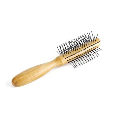 Imagem de Escova de madeira meia bola  fio único nylon  ref. 670 - SEM MARCA