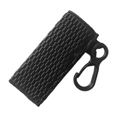 Imagem de Capa protetora de óleo labial portátil, suporte de protetor labial, chaveiro colorido, capa protetora de óleo labial portátil para, Preto, Refer to description, Unissex