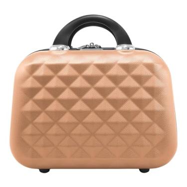 Imagem de Frasqueira Rígida em ABS com Alça Carona Gladiador Diamond FRAD1 (Rose Gold)