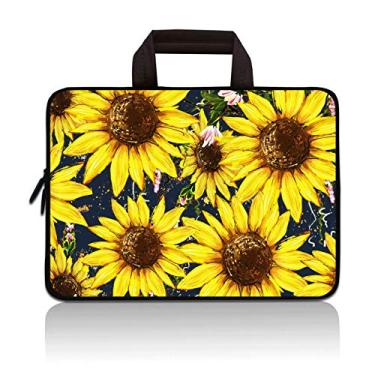 Imagem de RUYIDAY Bolsa para laptop 11 11,6 12 12 12,1 12,1 12,1 12,5 polegadas capa para laptop Chromebook capa para notebook Ultrabook capa de neoprene compatível com Apple MacBook Air Samsung, Acer, HP, DELL