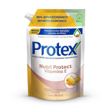 Imagem de Sabonete Líquido para as Mãos Protex Nutri Protect Vitamina E Refil 900ml