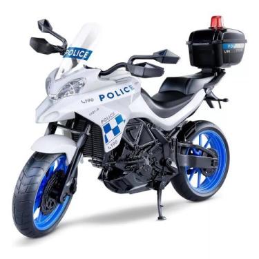 Imagem de Moto Motocicleta Policial Brinquedo Infantil Policia Grande - Roma