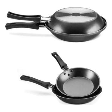 Imagem de Omeleteira MTA Alumínio Antiaderente 18 cm Grafite - 939