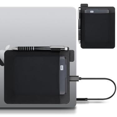 Imagem de Capa de disco rígido externo portátil para laptop, bolsa adesiva com adesivo reutilizável, para Seagate, UnionSine, Toshiba, WD, LaCie Capa de transporte de disco rígido externo HDD de 2,5 polegadas