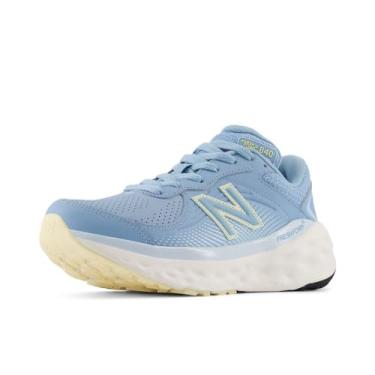 Imagem de New Balance Tênis de corrida feminino Fresh Foam X 840 V1, Azul cromado/azul pedreira/sal marinho, 5.5 X-Wide