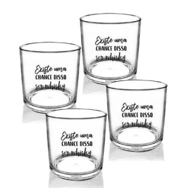 Imagem de Kit 4 Copos Para Uisque Acrílico Personalizados - Krystalon