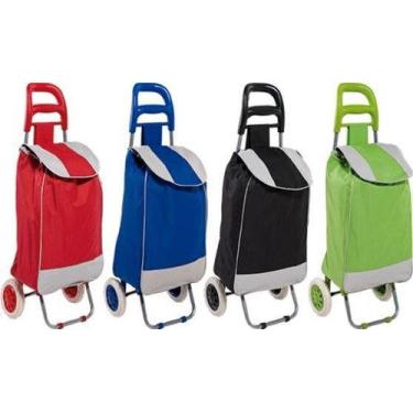 Imagem de Carrinho de Compras Leva Tudo Bag Colorido Suporta Até 30kg - OPEN TRA