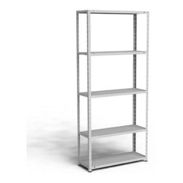 Imagem de Estante 5 Prateleiras Aço Livros Quarto Cozinha Fer EAF005 - Elite Aço