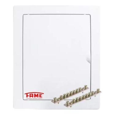 Imagem de Quadro De Distribuição Embutir Para 16 Disjuntores Fame