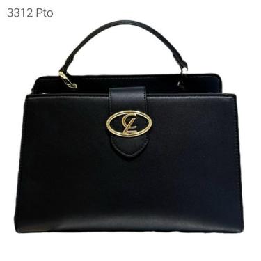 Imagem de Bolsa Feminina Alça de Mão e Transversal com Divisões Chalita 3312 Cor