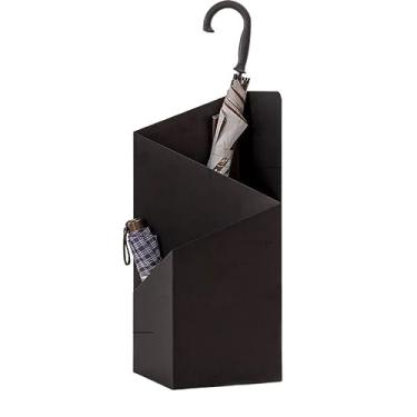 Imagem de Suporte para guarda-chuva, porta-guarda-chuva, suporte para entrada, suporte interno para guarda-chuva, mantém seus pisos secos e arrumados, elegante guarda-chuva, balde, armazenamento, suporte para