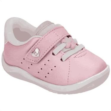 Imagem de Tênis Baby Kidy Equilibrio Flor Coração Segurança Bem Estar -, Rosa, 2