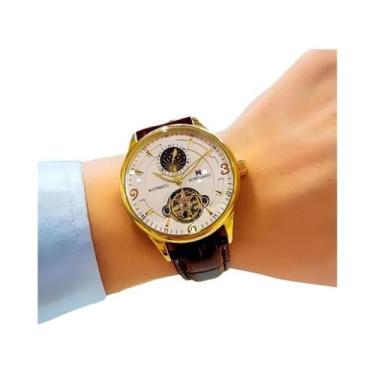 Imagem de Relógio Mecânico Masculino Sem Bateria, De Alta Qualidade, Estilo Casu