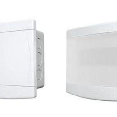 Imagem de Quadro Distribuição Embutir 6/ 8 Disjuntores Tampa Branca - Tigre