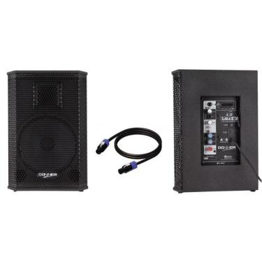 Imagem de Kit Caixa Ativa + Passiva 10" 200W SAGA USB BT CABO - Donner