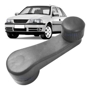 Imagem de Manivela Vidro Gol Saveiro G2 G3 G4 G5 G6 Fox Polo Preta - SHALOMCAR