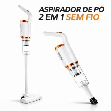 Imagem de Aspirador Sem Fio Potente para Pelos de Pet Sofá e Cama, Bivolt