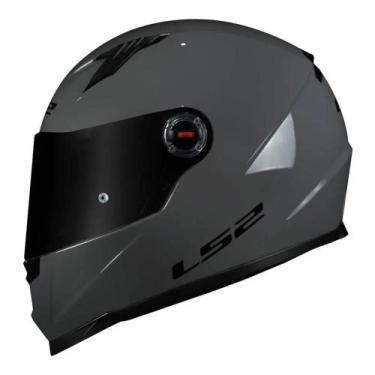 Imagem de Capacete LS2 FF358 Monocolor, 56, Cinza