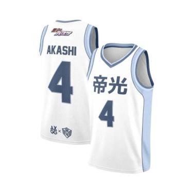 Imagem de Camisa De Basquete Bandai Rakuzan Para Adultos E Crianças Akashi No.4 