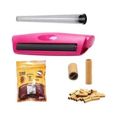 Imagem de Máquina Manual Portátil De Enrolar Cigarros De 110mm Com Tubo De Armaz