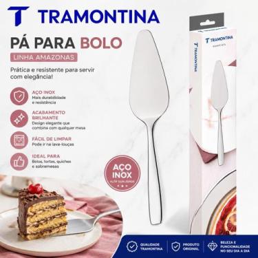Imagem de Pá de Bolo Tramontina Amazonas Aço Inox para Servir Bolos e Sobremesas