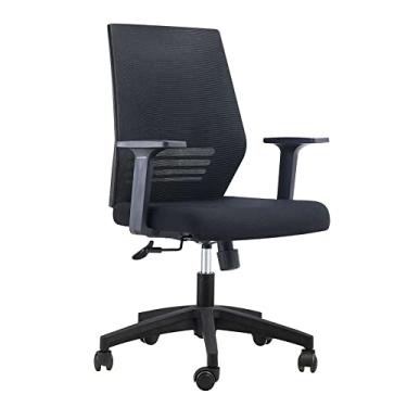 Imagem de Cadeira de Escritório Gerente Giratória Braga Preta