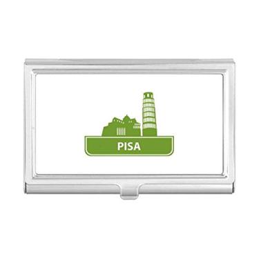 Imagem de Pisa Italy Carteira de bolso com estampa de marco verde