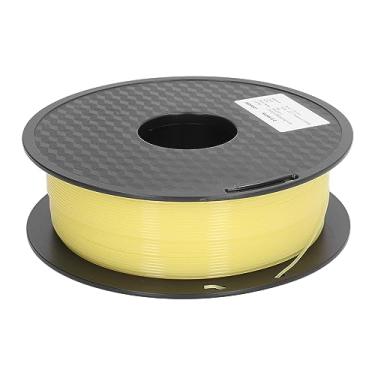 Imagem de Filamento de impressora 3D PLA de 1,75 mm, muda de cor de calor de amarelo para branco, 2 cores, material de impressão 3D de alta precisão para impressora 3D