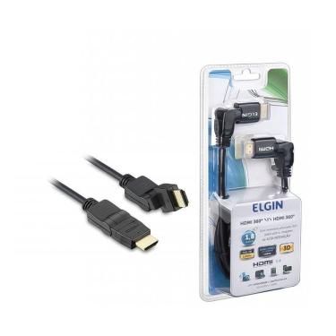 Imagem de Cabo HDMI Articulado 360 Graus 1,8 Metros Elgin 46RCHDMI3601