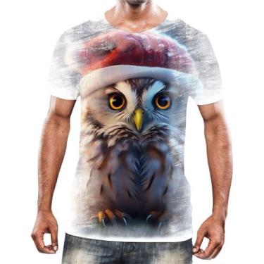 Imagem de Camiseta Camisa Animais Corujas Misticas Aves Noturnas Hd 19 - Enjoy S