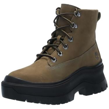Imagem de Timberland Bota feminina Roxie Lane Mid Lace Up Fashion Boot, Nobuck oliva, 10 Wide