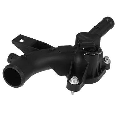 Imagem de X AUTOHAUX Acessório de carcaça de termostato de carro preto para Vauxhall Corsa E 2015-2019 para Astra J 2010-2014 para Meriva B 2010-2017 25192985 1338487 55562048